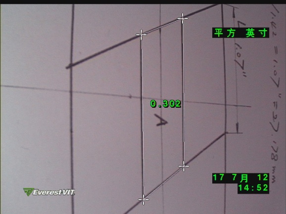 倾斜45° 参考尺寸为L=1.07inch  