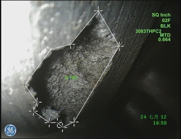 3D测量法测量涂层丢失面积