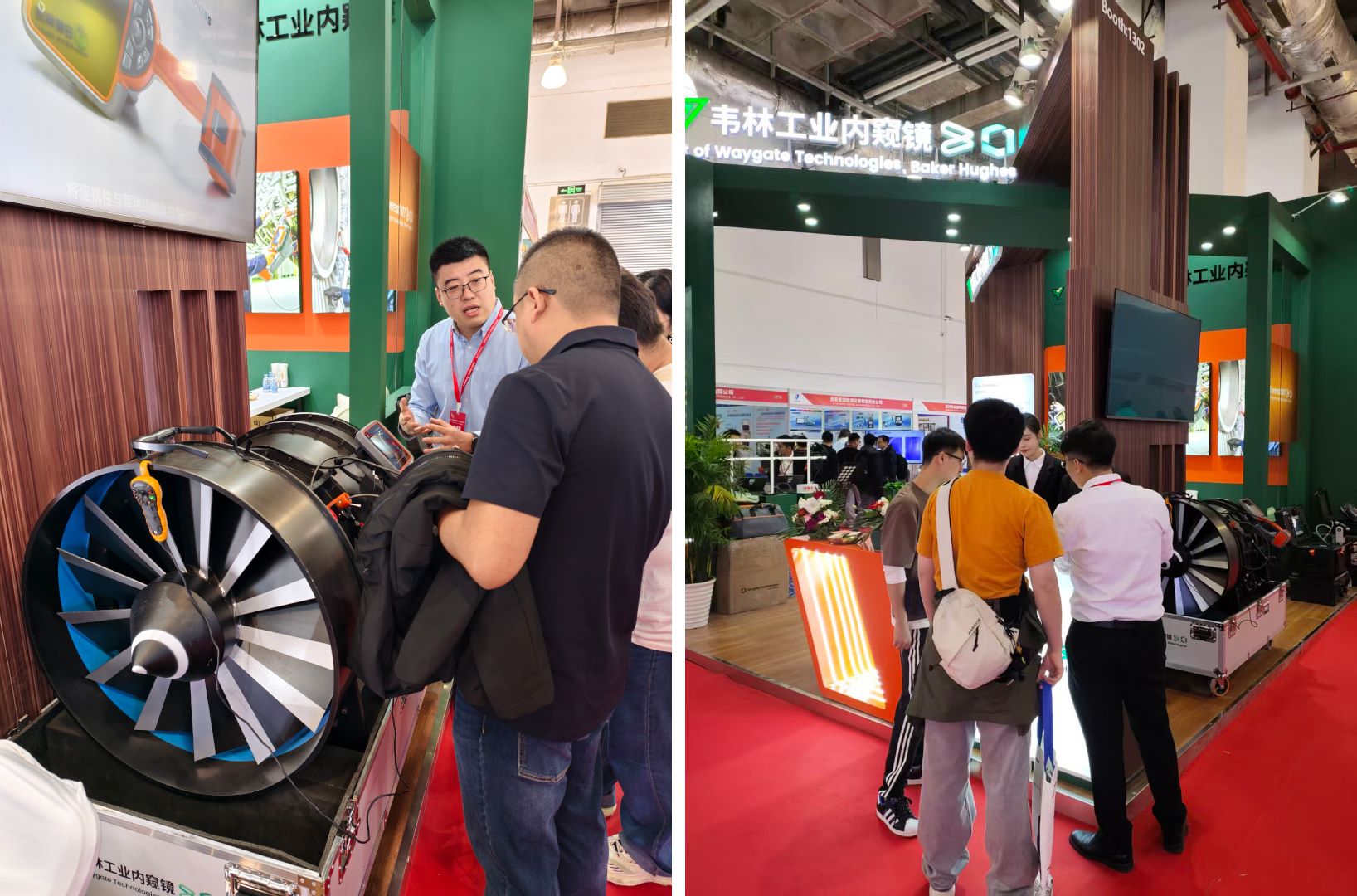 韦林工业内窥镜展位吸引大批观众驻足体验 韦林工业内窥镜展位吸引大批观众驻足体验