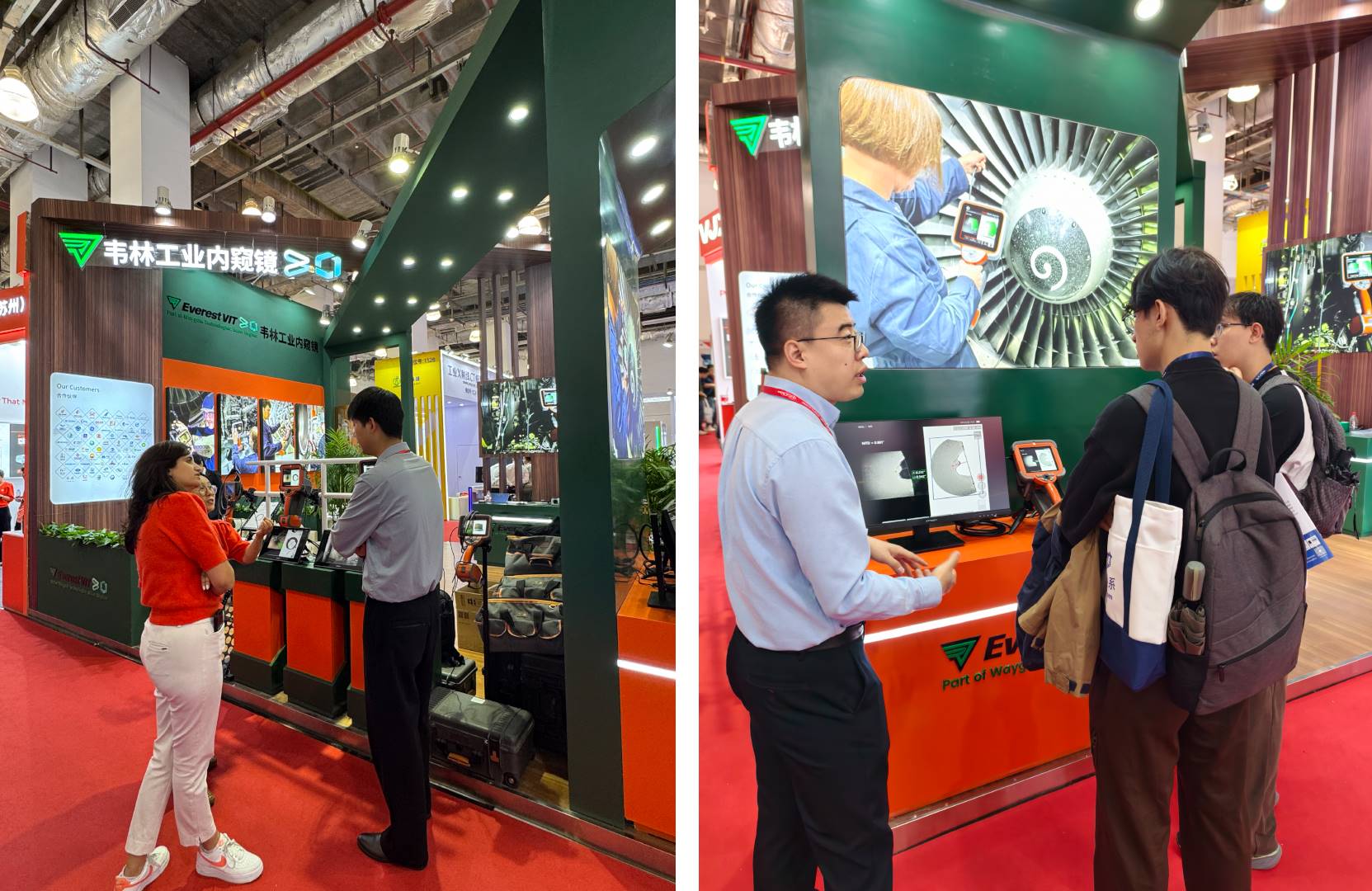 韦林工业内窥镜产品吸引大量客户关注 韦林工业内窥镜产品吸引大量客户关注