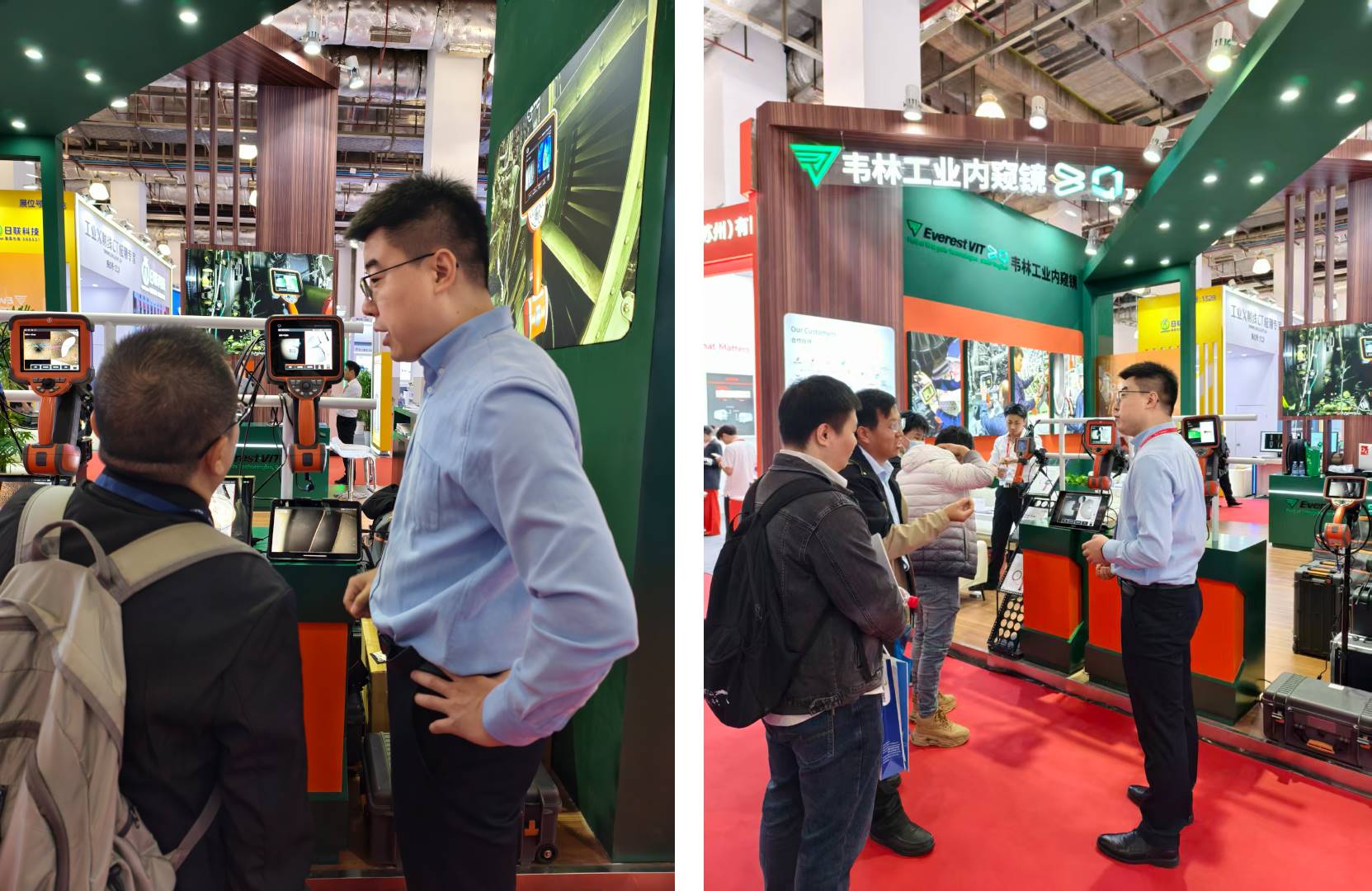 韦林工业内窥镜产品吸引大量客户关注 韦林工业内窥镜产品吸引大量客户关注