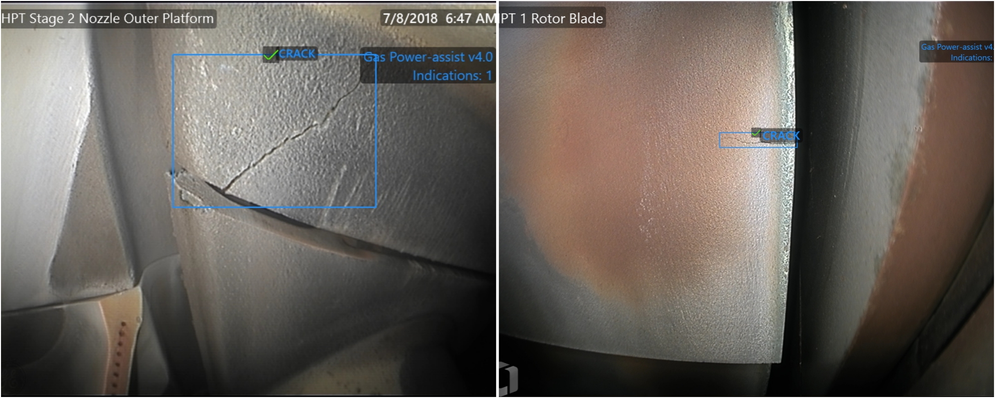 韦林AI工业内窥镜智能分析缺陷图