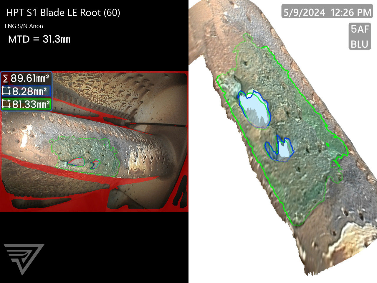 单物镜相位扫描三维立体测量法成像效果