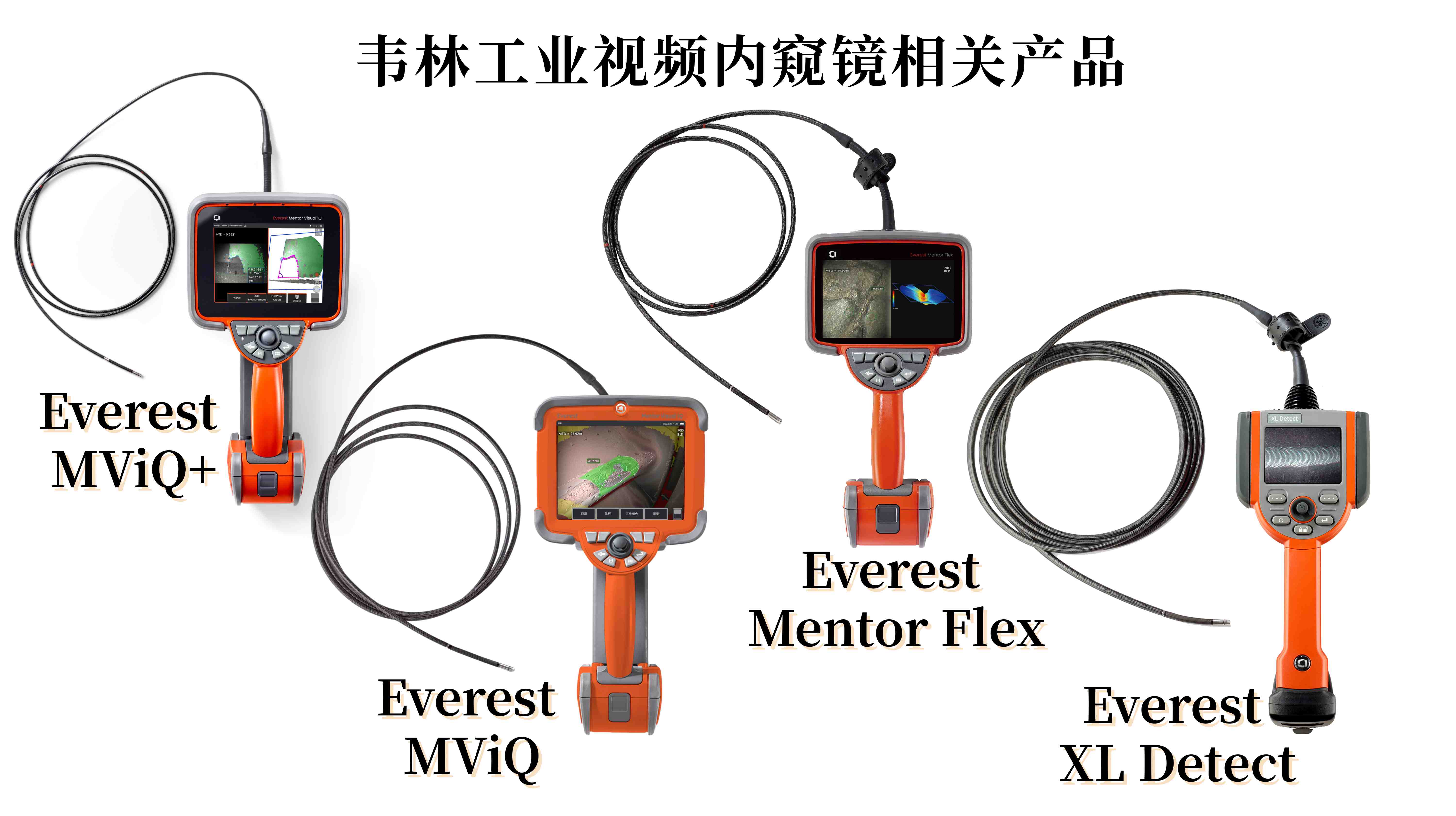 韦林工业视频内窥镜系列产品